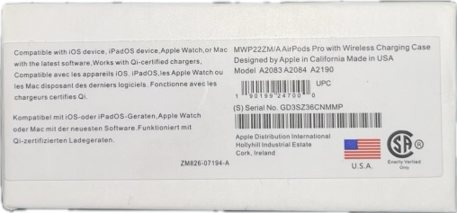 ایرپاد پرو فول کپی ساخت آمریکا – Apple AirPods Pro Full Copy USA نویز کنسلینگ واقعی
