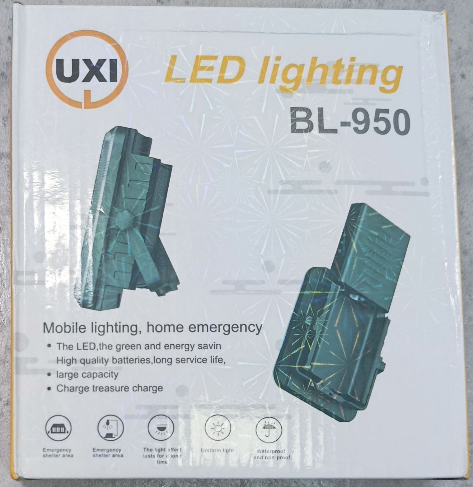 پروژکتور شارژی چراغ قوه دار مدل BL-950
