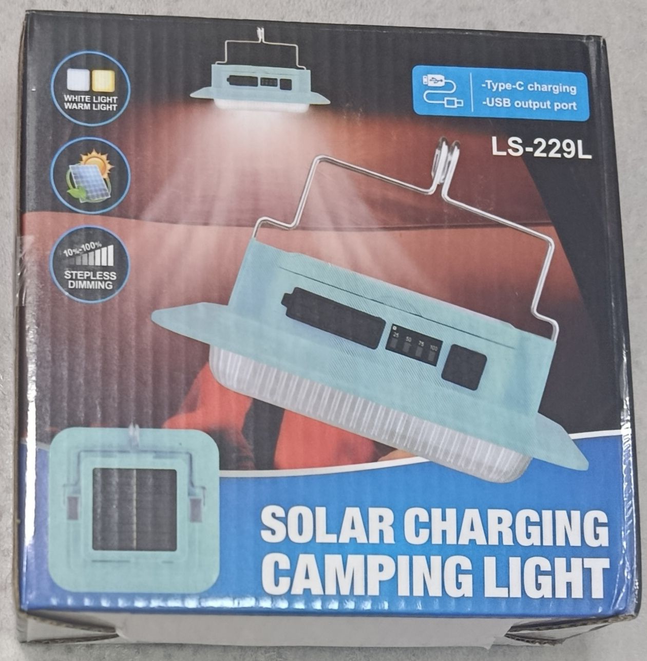 پروژکتور شارژی و خورشیدی مدل LS-229L